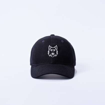 Fenrish Classic Logo Baseball Cap Đen Thêu Trắng